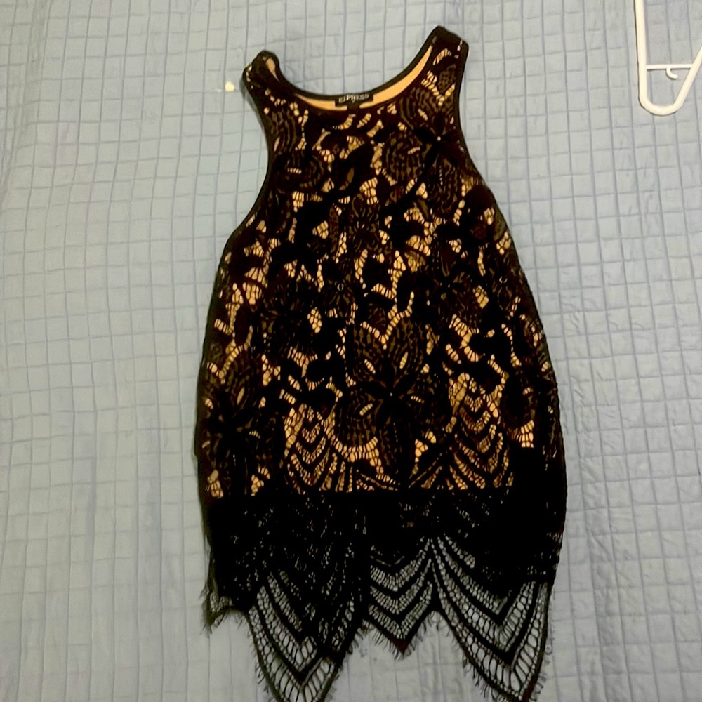 Size medium Express lacy top for a fun night out.